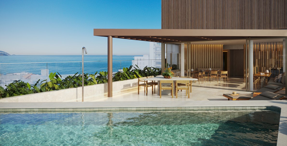 Rooftop com piscina