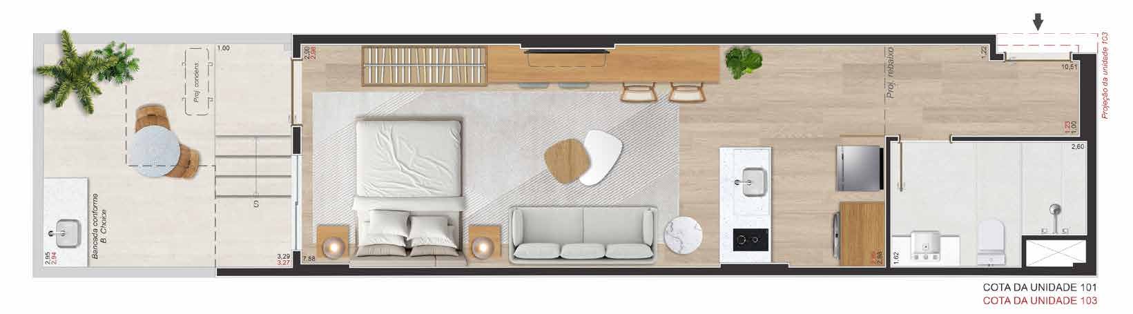 Planta Gardens 101 e 103