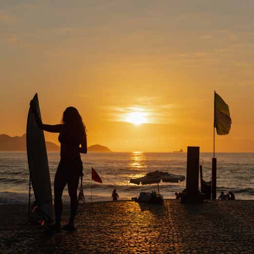 Pôr do sol em Ipanema
