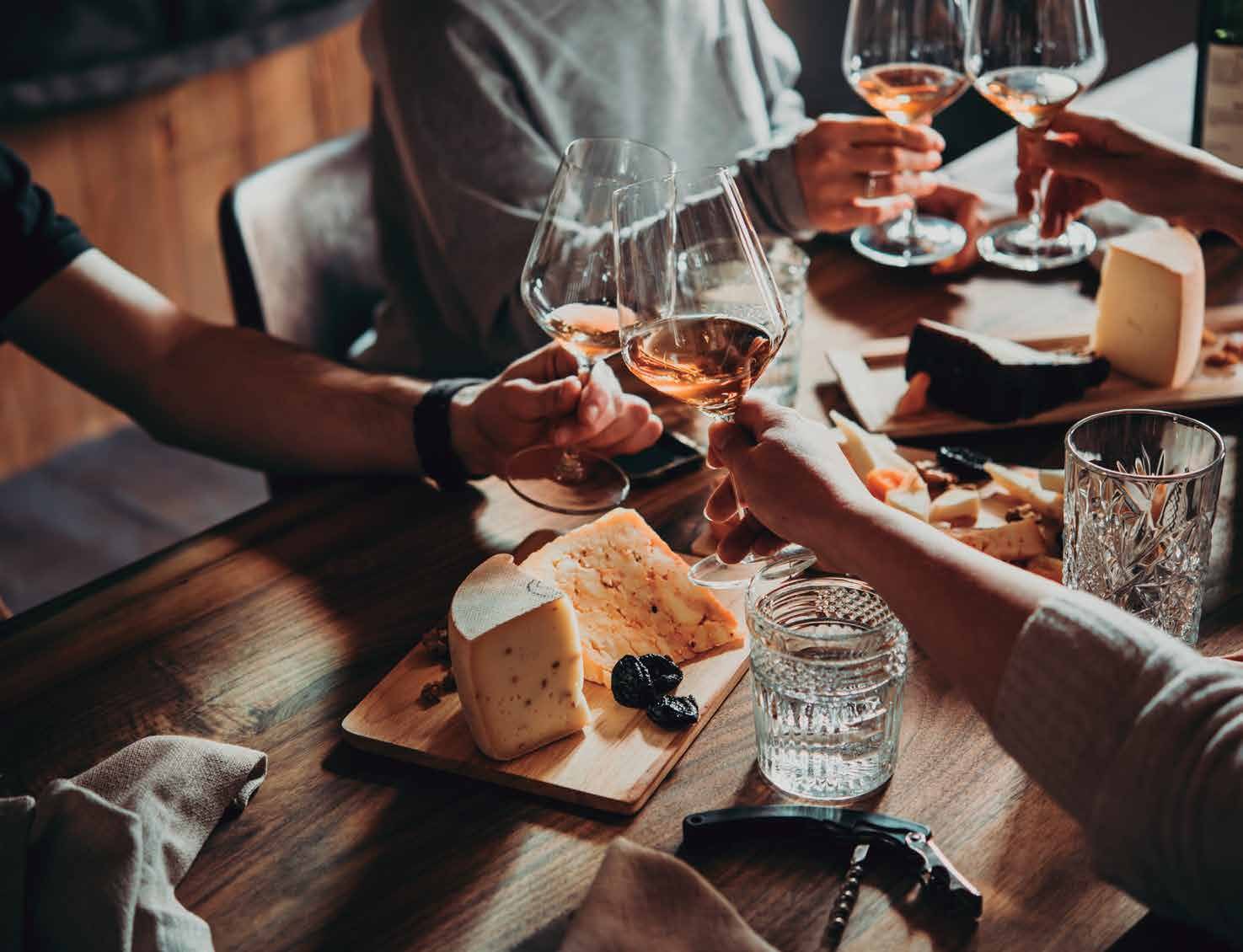Amigos e vinho