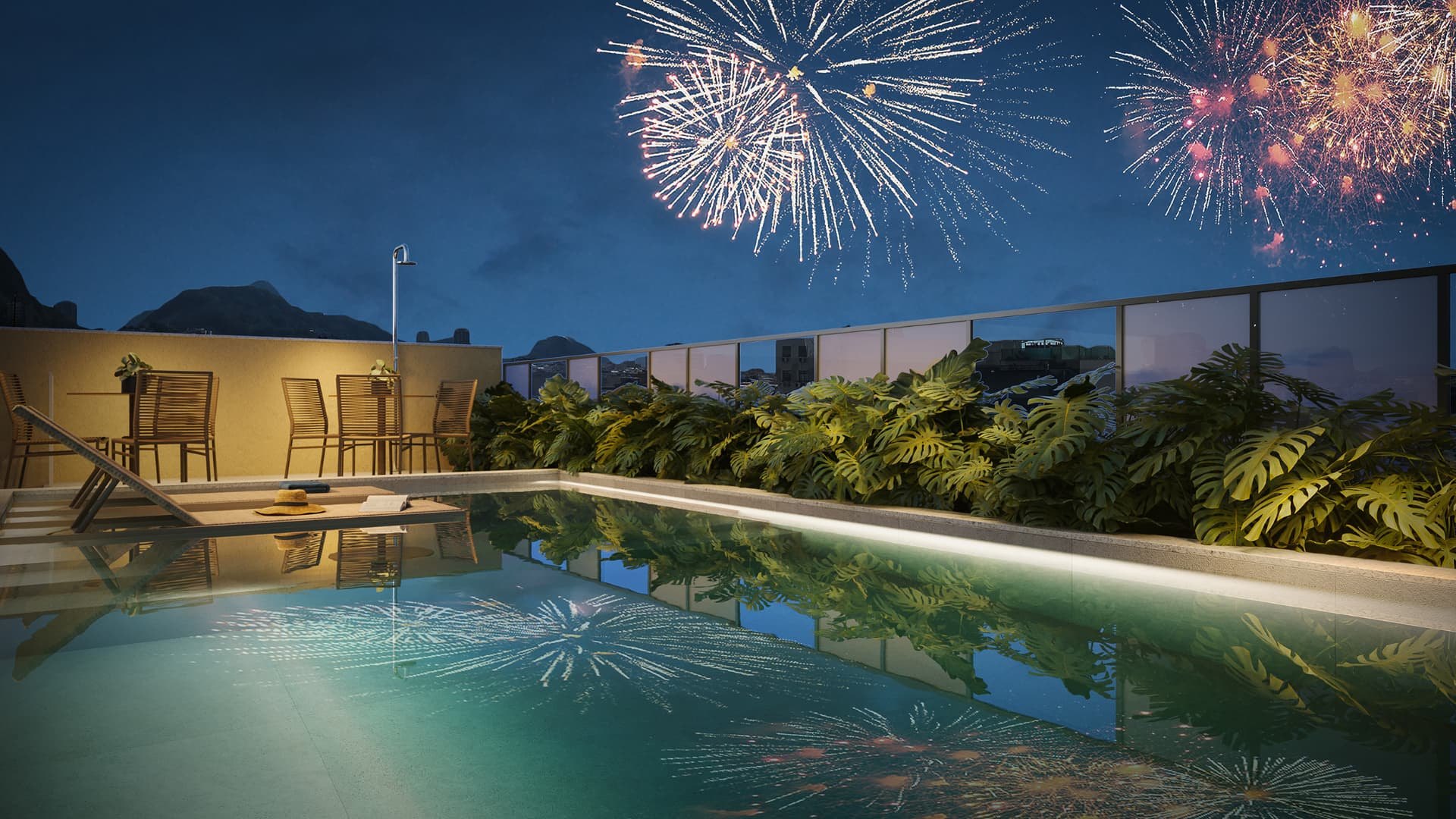Skypool no rooftop
