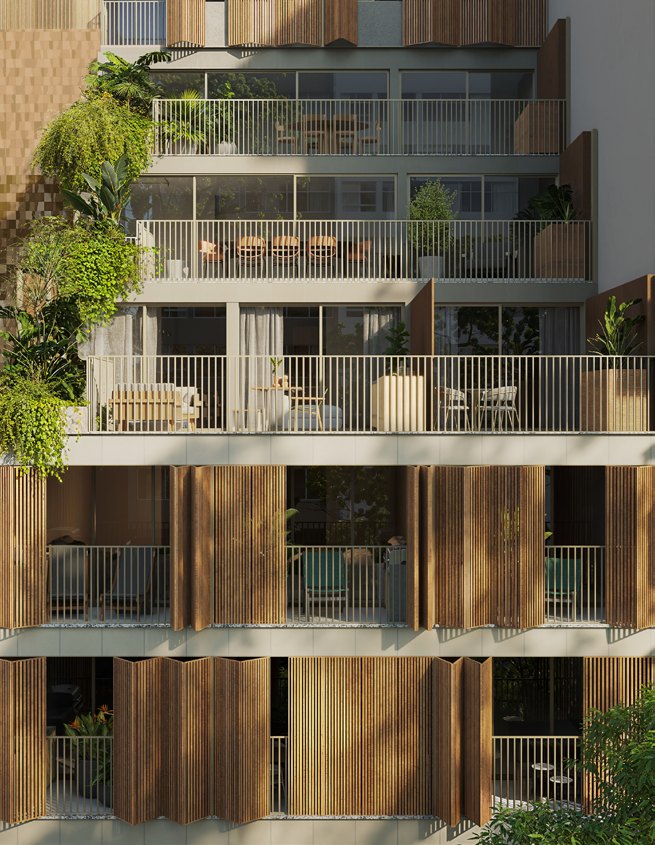 Terraços escalonados