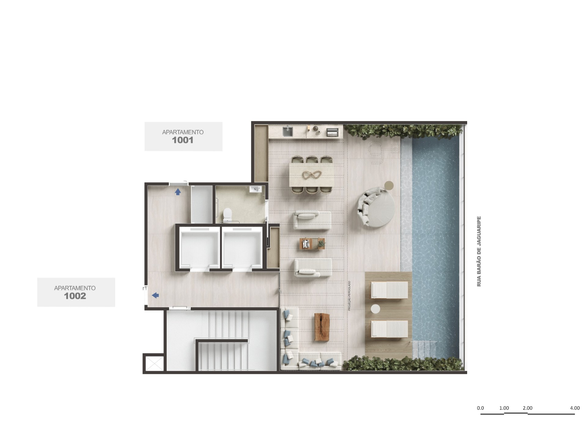 Planta do rooftop