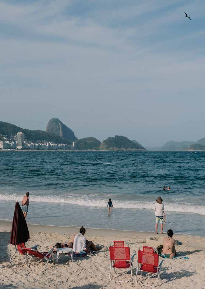 Praia de Copacabana e Pão de Açúcar