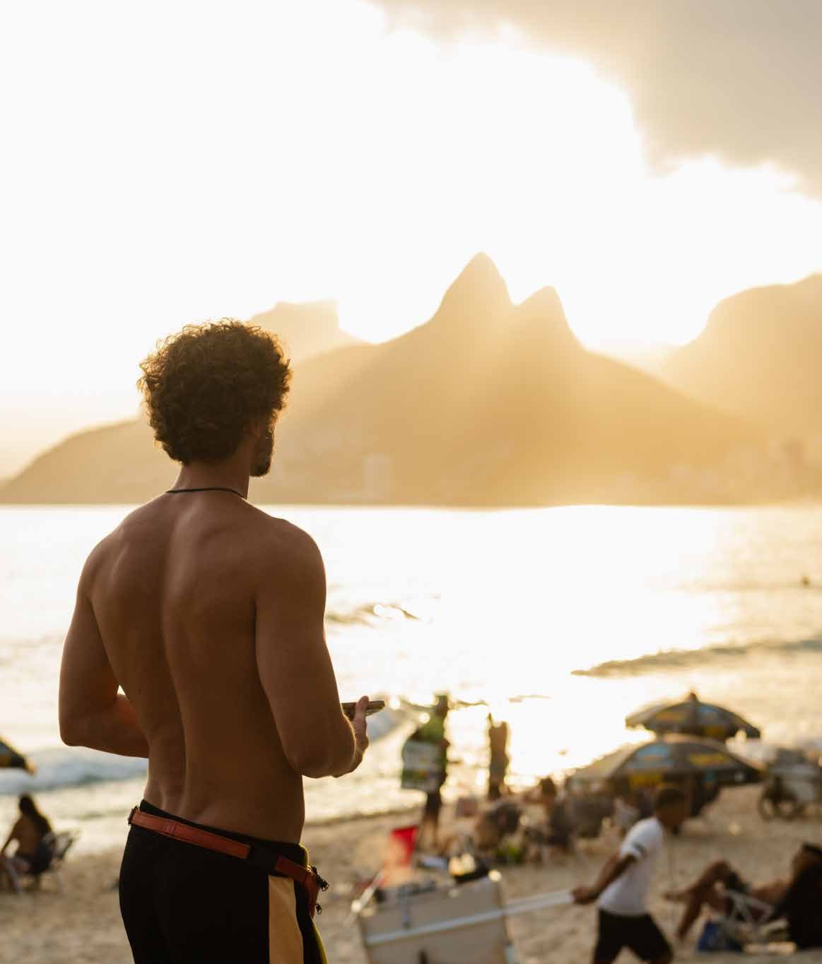 Fim de tarde na praia
