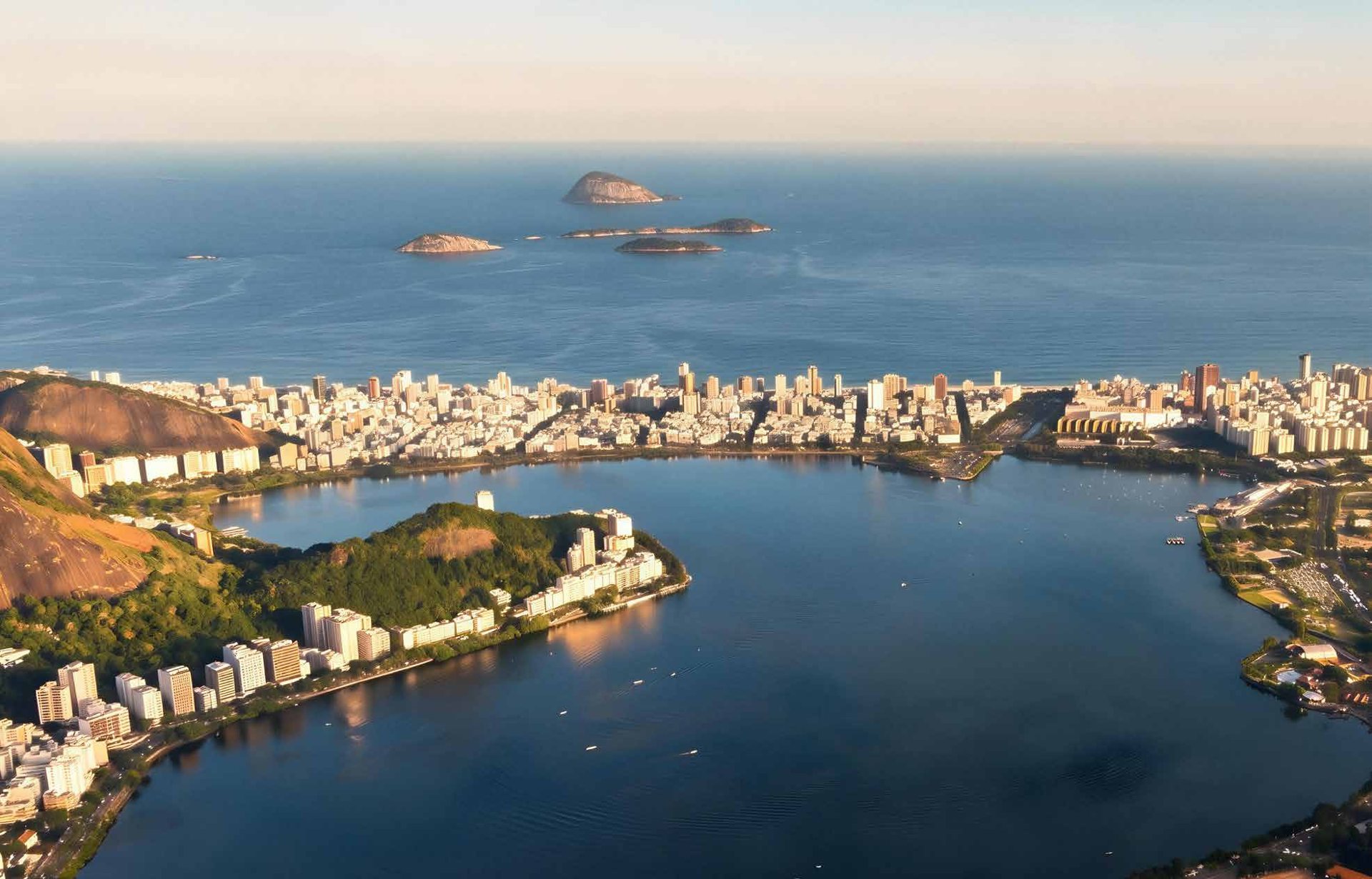 Lagoa Rodrigo de Freitas vista do alto