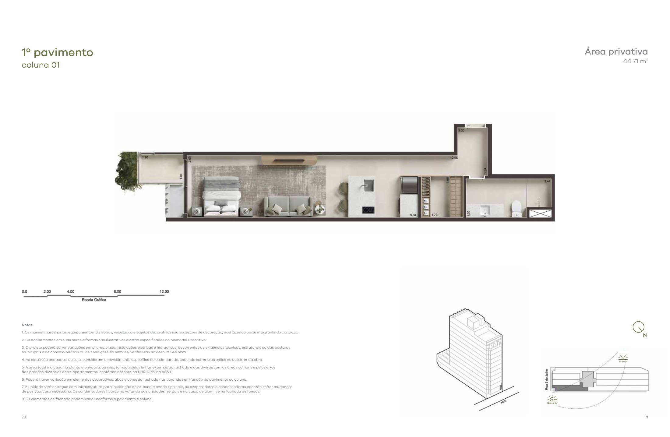 Planta 1º pav. · coluna 01